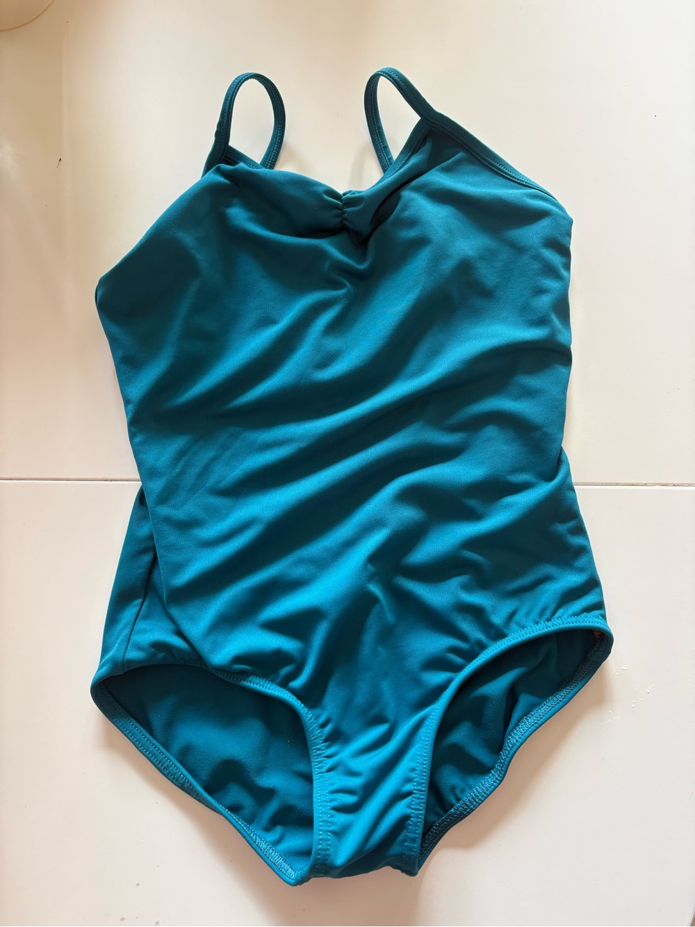 Revolution Teal pinch camisole leotard for Kids